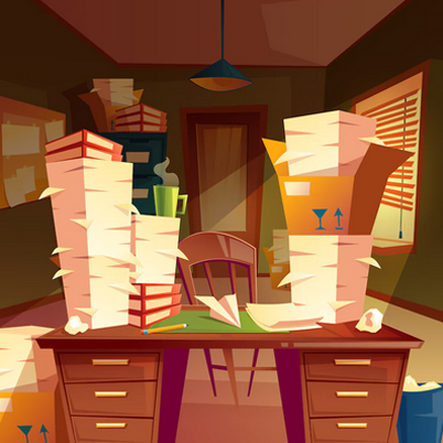 challenges for managing piles of office document files