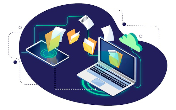 how does document management system works